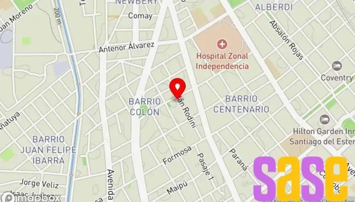 mapa de Radio BBN-Santiago Del Estero Emisora de radio en Santiago del Estero