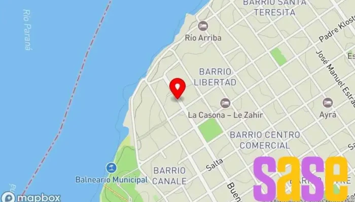 mapa de Radio Bella Vista Emisora de radio en Corrientes