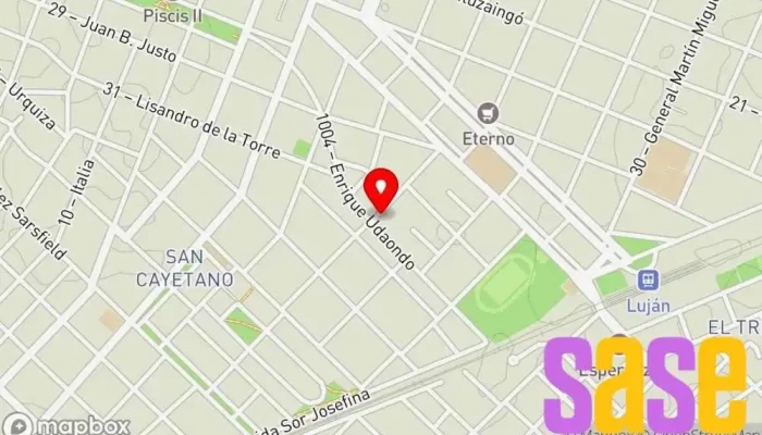 mapa de Radio Ciudad de Luján Emisora de radio en Luján