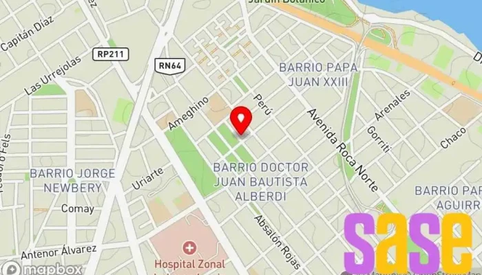 mapa de Radio Club LU1NF Emisora de radio en Santiago del Estero
