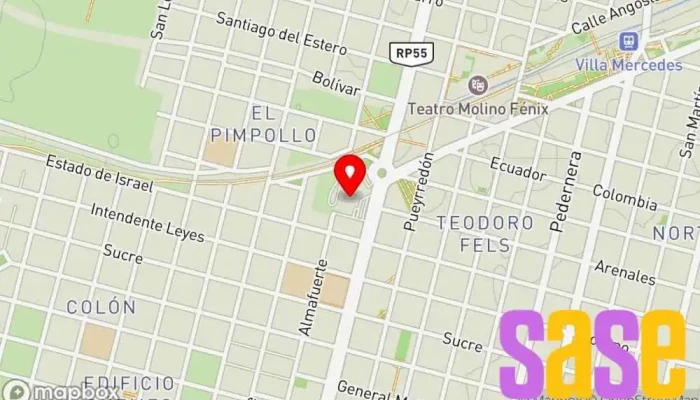 mapa de Radio Club Rio Quinto - LU5QR Oficinas de empresa en Villa Mercedes