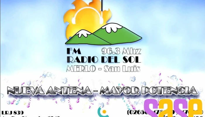 Radio Del Sol 963 Mhz Del Propietario - Villa de Merlo