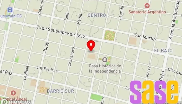 mapa de Radio Fm Metropolitana 100.5 Mhz Emisora de radio en San Miguel de Tucumán