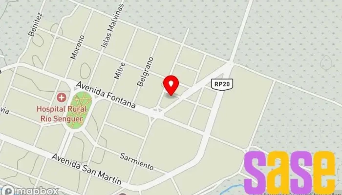mapa de Radio FM Senguer 88.9 Emisora de radio en Alto Río Senguer