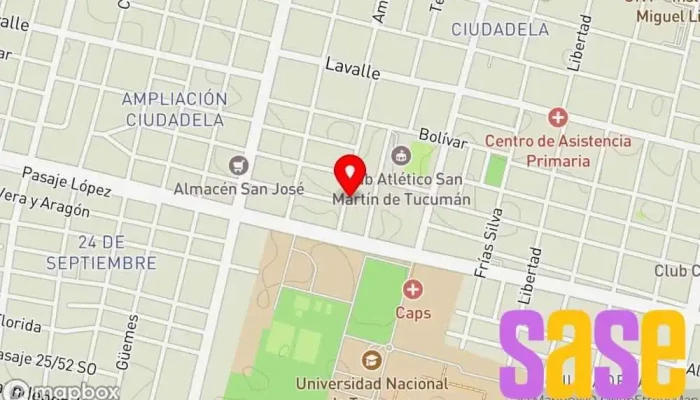 mapa de RADIO FM SPLENDID 90.3 Emisora de radio en San Miguel de Tucumán