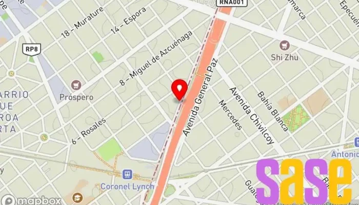 mapa de Radio General San Martín AM 610 Emisora de radio en Villa Lynch