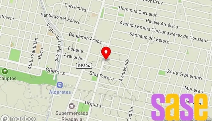 mapa de radio Güemes Emisora de radio en Alderetes