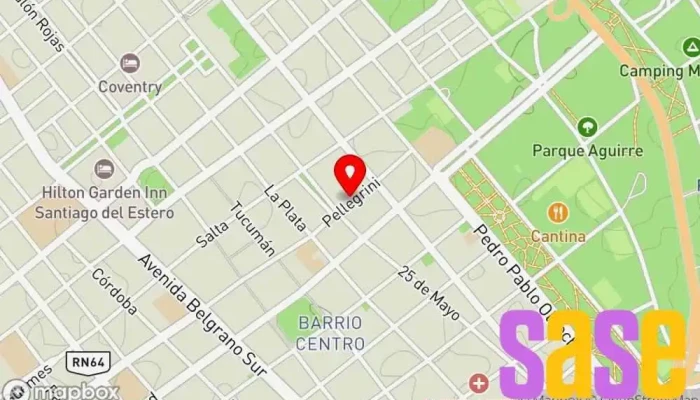 mapa de Radio Horizonte - FM 102.7 - Periódico La Capital Emisora de radio en Santiago del Estero