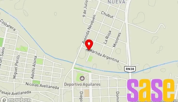 mapa de Radio La Estrella Emisora de radio en Aguilares