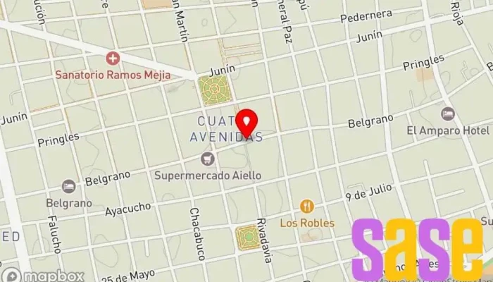 mapa de Radio La Red San Luis Emisora de radio en San Luis