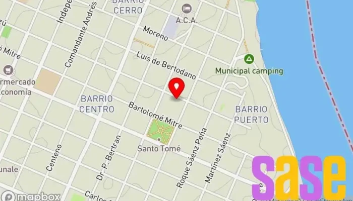 mapa de Radio Libertador 106.1 Emisora de radio en Corrientes