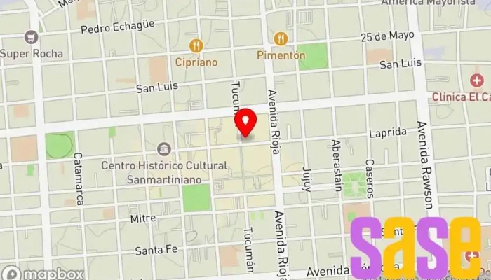 mapa de Radio Libertador 93.9 Emisora de radio en San Juan