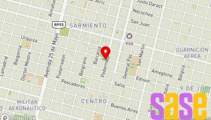 mapa de Radio Libertador 95.9 Emisora de radio en Villa Mercedes