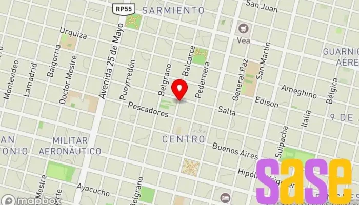 mapa de Radio Libertador 95.9 Emisora de radio en Villa Mercedes