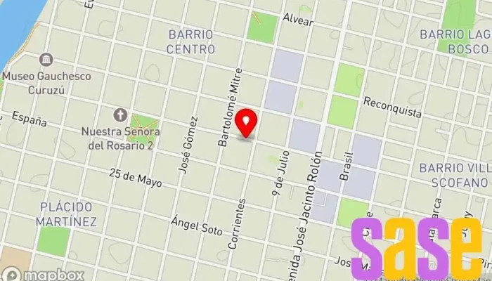 mapa de Radio Lt 6 Goya Emisora de radio en BXE