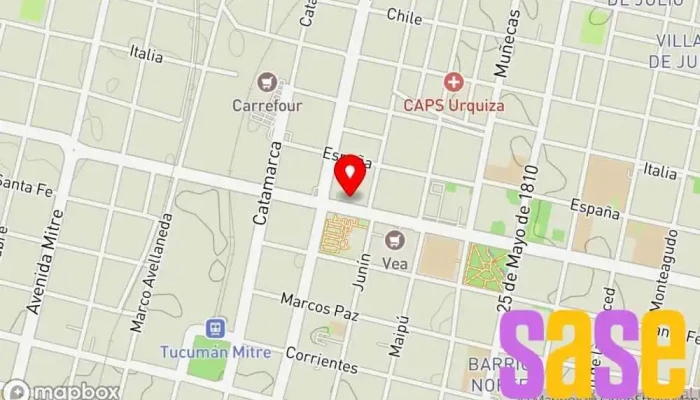 mapa de RADIO MARIA - 90,700 MHz Emisora de radio en San Miguel de Tucumán