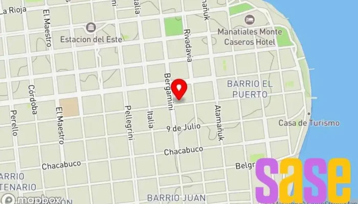 mapa de Radio Mega 95.5Mhz Emisora de radio en Corrientes