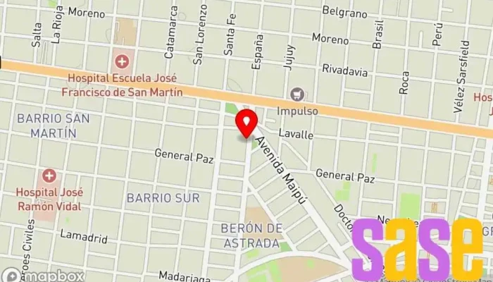 mapa de Radio Mix Emisora de radio en Corrientes