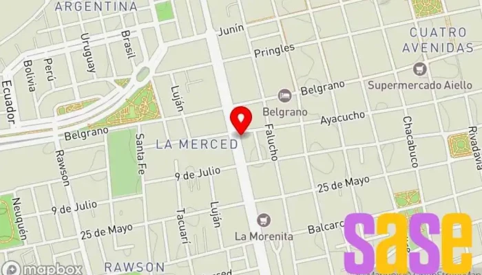 mapa de RADIO NACIONAL, SAN LUIS Emisora de radio en San Luis
