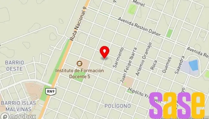 mapa de Radio Nueve Cuatro Nueve Emisora de radio en Villa San Martin