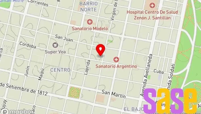 mapa de Radio Nuevo Tiempo Tucumán Emisora de radio en San Miguel de Tucumán