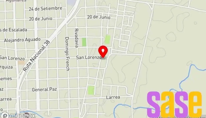 mapa de RADIO POPULAR 103.5 Emisora de radio en Aguilares