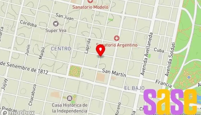 mapa de Radio Rock & Pop Net 106.9 Emisora de radio en San Miguel de Tucumán