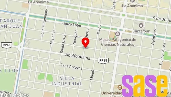 mapa de Radio Show Roca Emisora de radio en Gral. Roca
