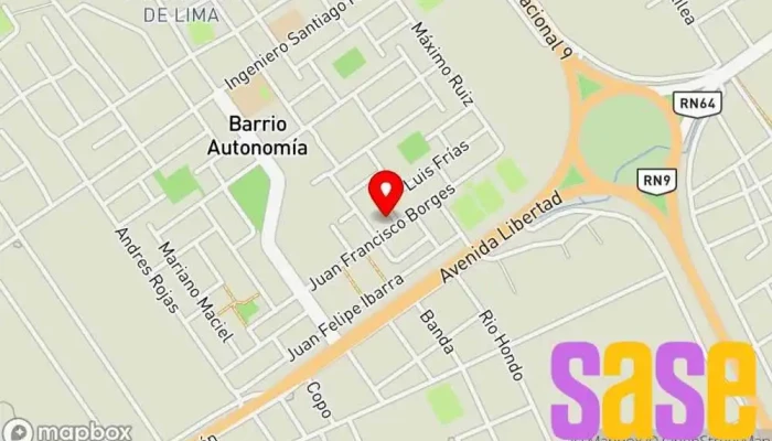 mapa de Radio Taxi - Nueva Autonomia SRL Servicio de taxis, Alquiler de vehículos en Santiago del Estero