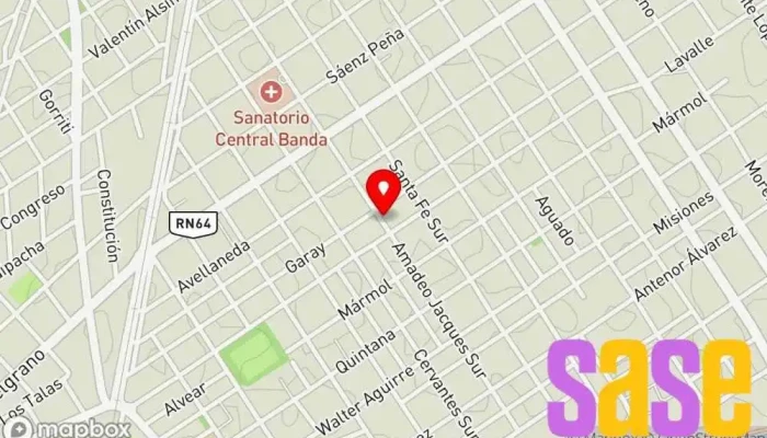 mapa de Radio Taxi Leo Servicio de taxis en La Banda