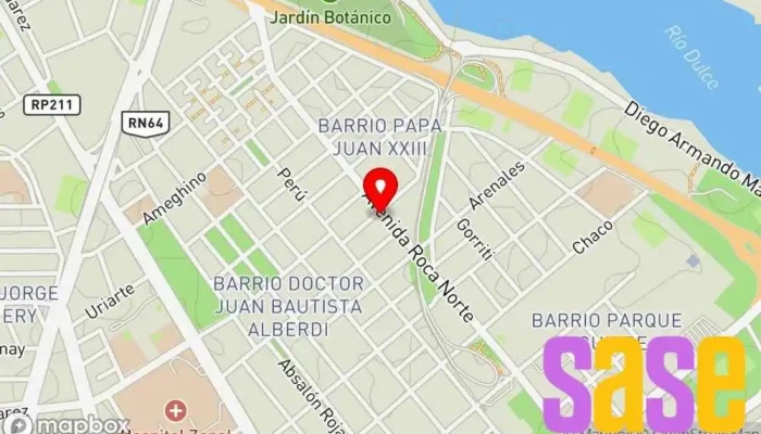 mapa de RADIO TAXI NUEVA ROCA Servicio de taxis en Santiago del Estero