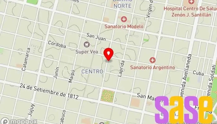 mapa de Radio Universidad Tucumán - 94.7 FM Emisora de radio en San Miguel de Tucumán