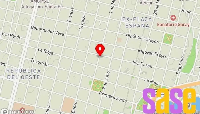 mapa de RadioFuturo Tienda de componentes electrónicos en Santa Fe de la Vera Cruz