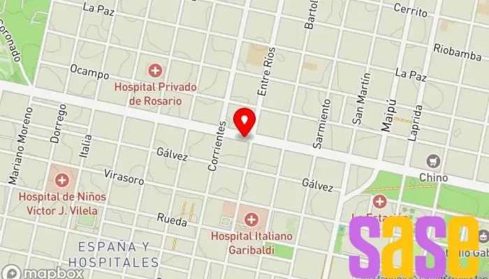 mapa de Ready Electrónica Industrial  en Rosario