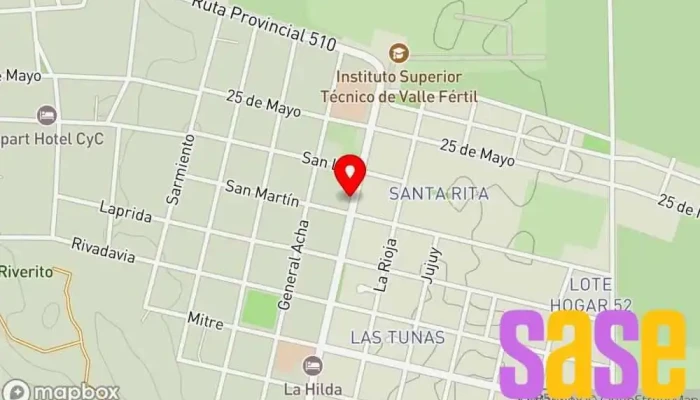 mapa de Red del Valle Proveedor de servicios de Internet en Villa San Agustín