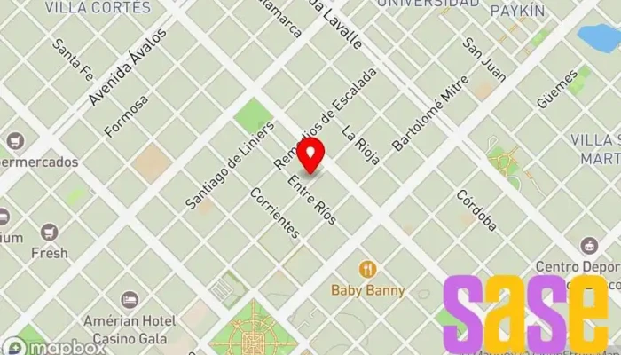 mapa de REDLINE Seguridad Electrónica  en Resistencia