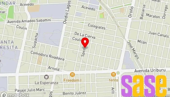 mapa de Refrigeracion Y Electricidad Jorge Gomez Servicio de reparación de neveras en Rosario