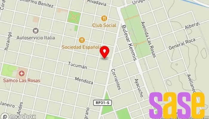 mapa de Remar Comercio en Las Rosas