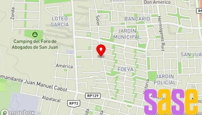 mapa de REMIS Servicio de taxis en Rivadavia