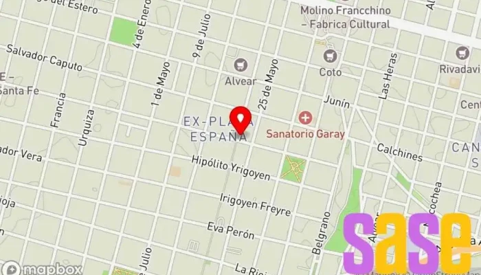 mapa de Rene Canónigo - Instalador Matriculado Servicio de reparación de aire acondicionado, Contratista de aire acondicionado, Servicio de instalación eléctrica en Santa Fe de la Vera Cruz