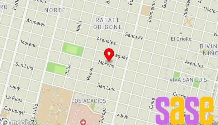 mapa de Reparaciones de Herramientas Eléctricas Taller de reparaciones eléctricas en Villa Mercedes