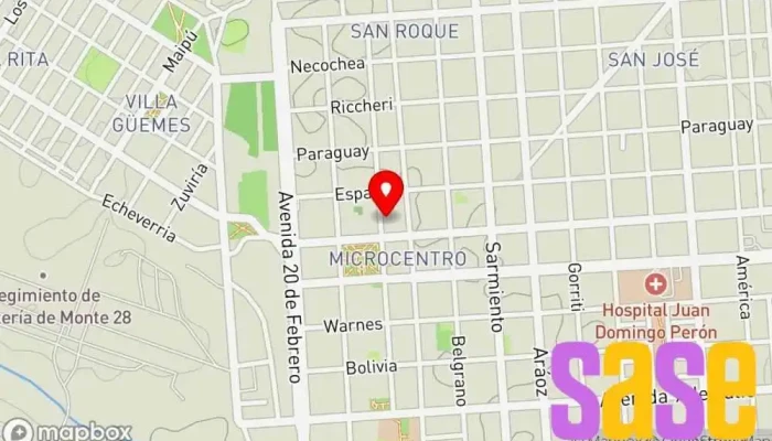 mapa de Reston Electricidad Tienda de materiales para la construcción, Tienda de materiales de aislamiento, Interiorista, Tienda de iluminación, Tienda de herramientas y troqueles, Cuarto de herramientas en Tartagal