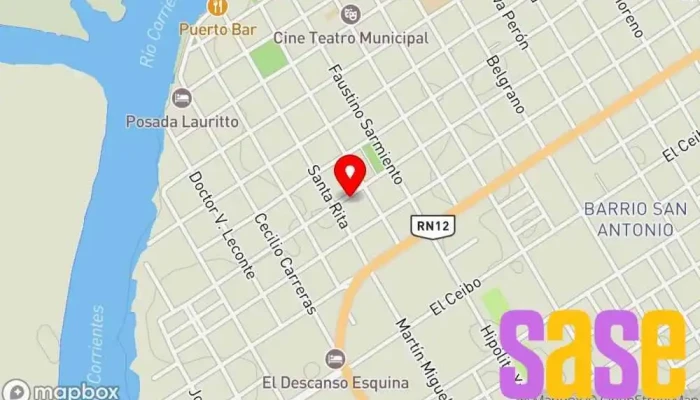mapa de RETRO POP RADIO 90.5 Emisora de radio en W3423 Esquina
