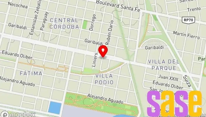 mapa de RF electricidad Servicio de reparación de lavadoras y secadoras en Rafaela