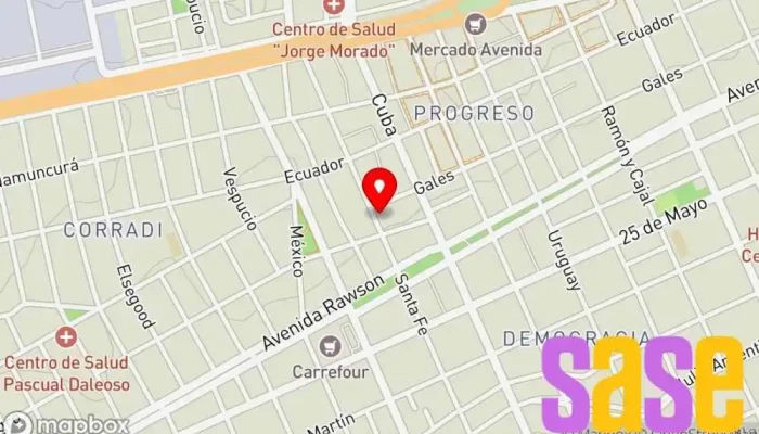 mapa de RG Repuestos Electricidad Del Automotor Tienda de repuestos para automóviles en Trelew
