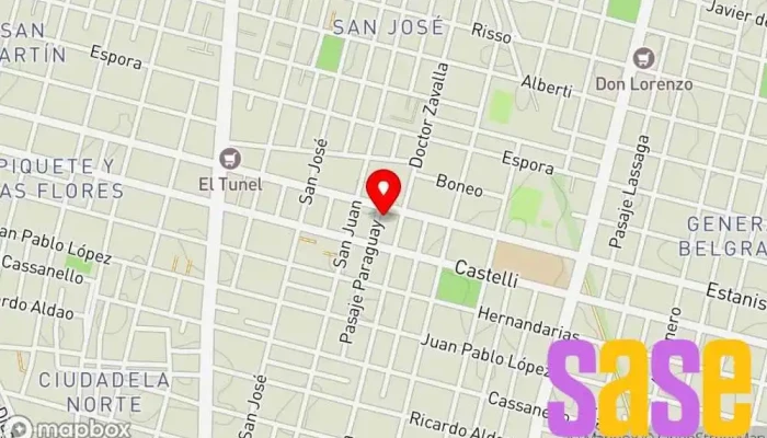mapa de RM Electromecánica Taller de automóviles en Santa Fe de la Vera Cruz