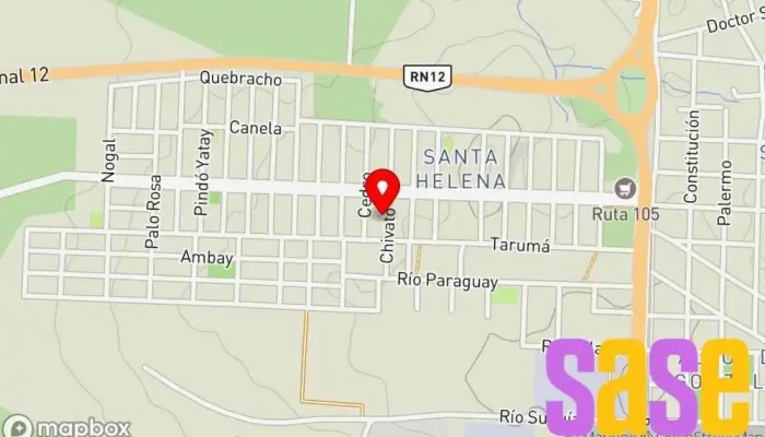 mapa de R&N Materiales Eléctricos Tienda de componentes electrónicos en Garupa