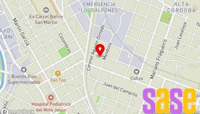 mapa de roberto-electricista Electricista, Servicio de reparación de aire acondicionado, Servicio de reparación de neveras en Córdoba