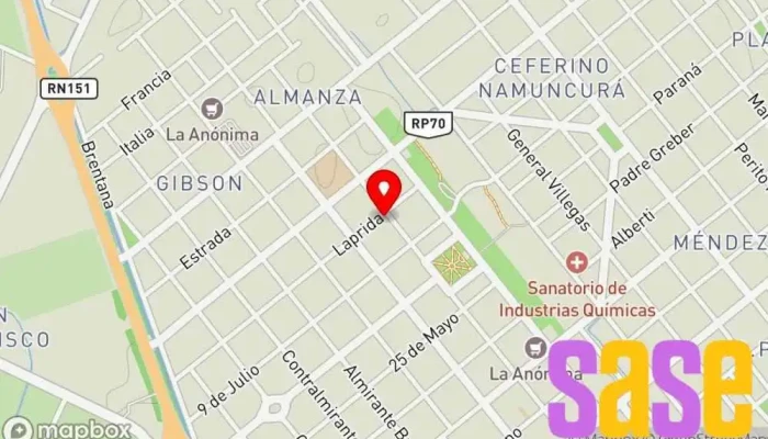 mapa de ROM Electronica Tienda de reparación de teléfonos móviles, Tienda de electrónica, Tienda de instrumentos musicales en Cinco Saltos