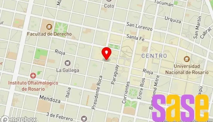 mapa de ROM-SUR Electrónica (ex Radiosur) Tienda de electrónica en Rosario